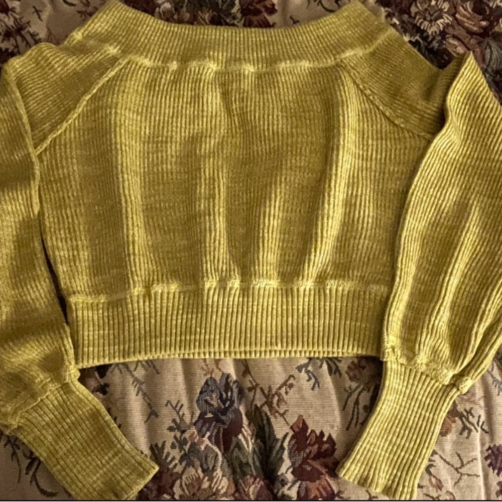 Free People Crop Sweater